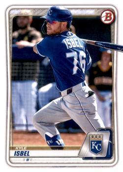 #BD-182 Kyle Isbel - Kansas City Royals - 2020 Bowman Draft - Chrome Baseball