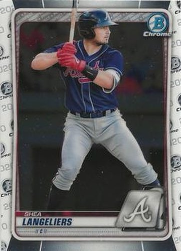 #BD-183 Shea Langeliers - Atlanta Braves - 2020 Bowman Draft - Chrome Baseball