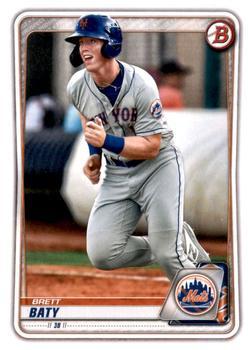 #BD-184 Brett Baty - New York Mets - 2020 Bowman Draft - Chrome Baseball