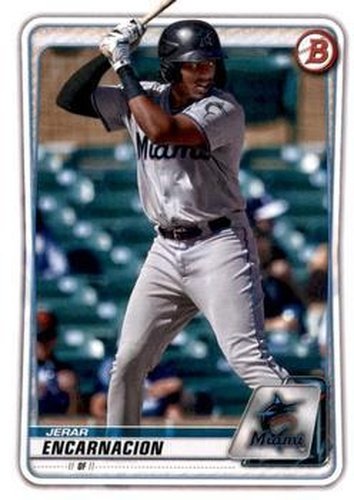 #BD-185 Jerar Encarnacion - Miami Marlins - 2020 Bowman Draft - Chrome Baseball