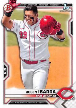 #BD-189 Ruben Ibarra - Cincinnati Reds - 2021 Bowman Draft Baseball