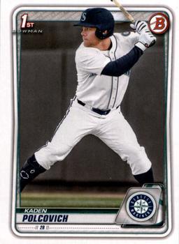 #BD-18 Kaden Polcovich - Seattle Mariners - 2020 Bowman Draft - Chrome Baseball