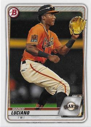 #BD-190 Marco Luciano - San Francisco Giants - 2020 Bowman Draft Baseball