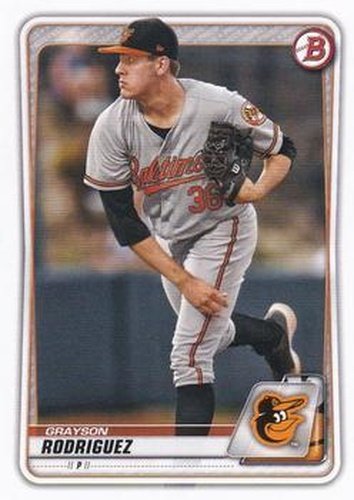 #BD-191 Grayson Rodriguez - Baltimore Orioles - 2020 Bowman Draft Baseball