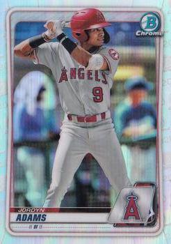 #BD-193 Jordyn Adams - Los Angeles Angels - 2020 Bowman Draft - Chrome Baseball