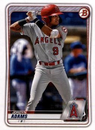 #BD-193 Jordyn Adams - Los Angeles Angels - 2020 Bowman Draft Baseball