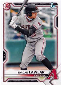 #BD-194 Jordan Lawlar - Arizona Diamondbacks - 2021 Bowman Draft Baseball