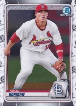 #BD-194 Nolan Gorman - St. Louis Cardinals - 2020 Bowman Draft - Chrome Baseball