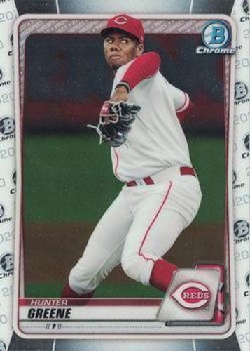 #BD-196 Hunter Greene - Cincinnati Reds - 2020 Bowman Draft - Chrome Baseball