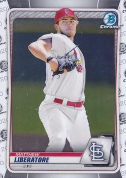 #BD-198 Matthew Liberatore - St. Louis Cardinals - 2020 Bowman Draft - Chrome Baseball
