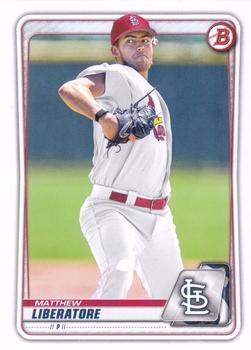 #BD-198 Matthew Liberatore - St. Louis Cardinals - 2020 Bowman Draft Baseball
