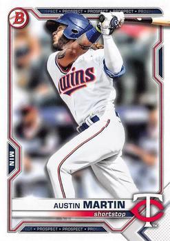 #BD-19 Austin Martin - Minnesota Twins - 2021 Bowman Draft Baseball