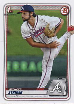 #BD-20 Spencer Strider - Atlanta Braves - 2020 Bowman Draft Baseball