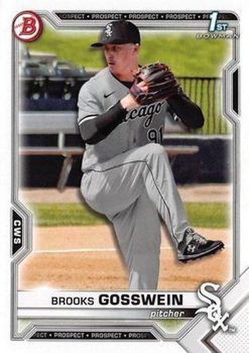#BD-21 Brooks Gosswein - Chicago White Sox - 2021 Bowman Draft Baseball