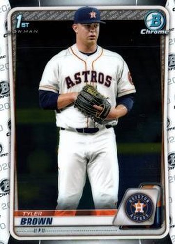 #BD-21 Tyler Brown - Houston Astros - 2020 Bowman Draft - Chrome Baseball