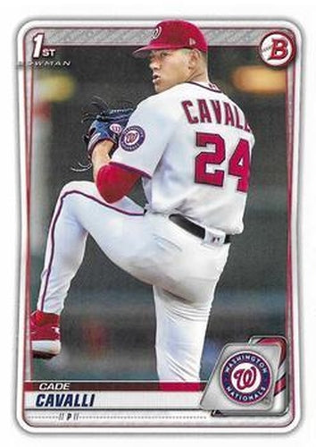 #BD-24 Cade Cavalli - Washington Nationals - 2020 Bowman Draft Baseball