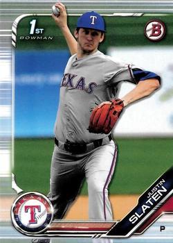 #BD-24 Justin Slaten - Texas Rangers - 2019 Bowman Draft Baseball