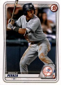 #BD-27 Oswald Peraza - New York Yankees - 2020 Bowman Draft - Chrome Baseball
