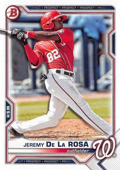 #BD-2 Jeremy De La Rosa - Washington Nationals - 2021 Bowman Draft Baseball