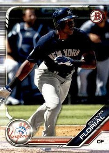 #BD-30 Estevan Florial - New York Yankees - 2019 Bowman Draft Baseball