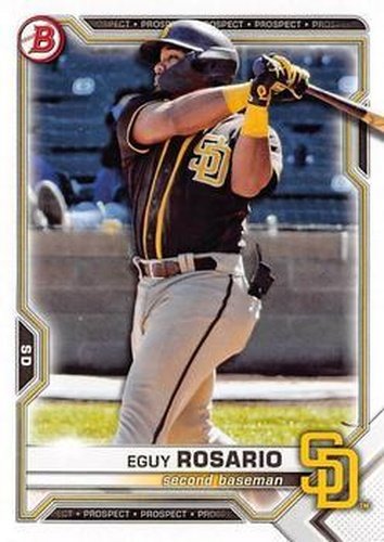 #BDC-33 - Eguy Rosario - San Diego Padres - 2021 Bowman Draft - Chrome Baseball