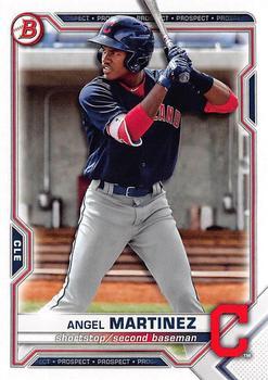 #BD-34 Angel Martinez - Cleveland Indians - 2021 Bowman Draft Baseball