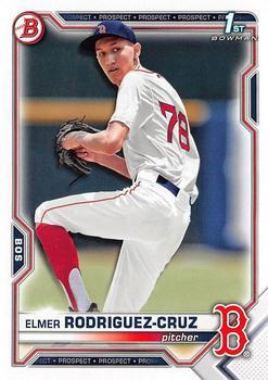 #BD-37 Elmer Rodriguez-Cruz - Boston Red Sox - 2021 Bowman Draft Baseball