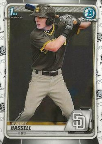 #BD-39 Robert Hassell - San Diego Padres - 2020 Bowman Draft - Chrome Baseball