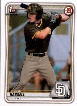 #BD-39 Robert Hassell - San Diego Padres - 2020 Bowman Draft Baseball