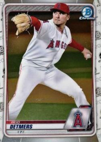 #BD-41b Reid Detmers - Los Angeles Angels - 2020 Bowman Draft - Chrome Baseball
