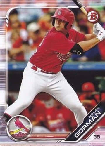 #BD-42 Nolan Gorman - St. Louis Cardinals - 2019 Bowman Draft Baseball