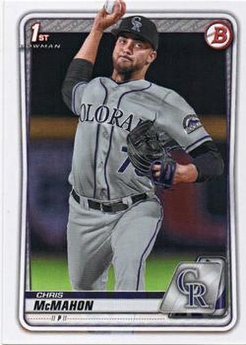#BD-43 Chris McMahon - Colorado Rockies - 2020 Bowman Draft Baseball