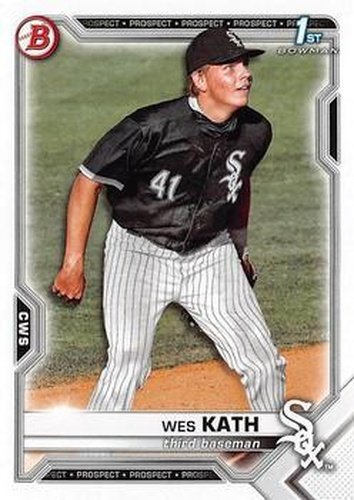 #BD-43 Wes Kath - Chicago White Sox - 2021 Bowman Draft Baseball