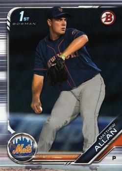 #BD-48 Matthew Allan - New York Mets - 2019 Bowman Draft Baseball