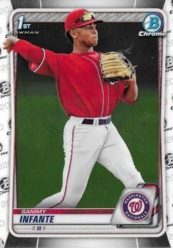 #BD-48 Sammy Infante - Washington Nationals - 2020 Bowman Draft - Chrome Baseball