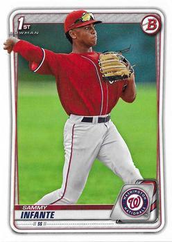#BD-48 Sammy Infante - Washington Nationals - 2020 Bowman Draft Baseball