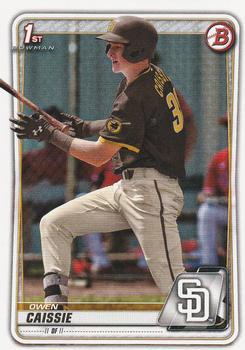 #BD-49 Owen Caissie - San Diego Padres - 2020 Bowman Draft Baseball