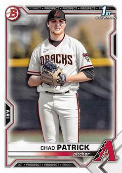 #BDC-51 - Chad Patrick - Arizona Diamondbacks - 2021 Bowman Draft - Chrome Baseball