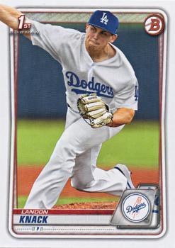 #BD-52 Landon Knack - Los Angeles Dodgers - 2020 Bowman Draft - Chrome Baseball