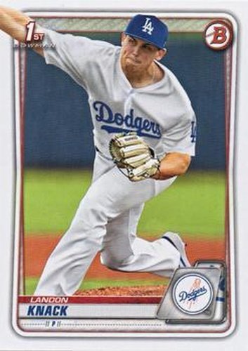 #BD-52 Landon Knack - Los Angeles Dodgers - 2020 Bowman Draft Baseball