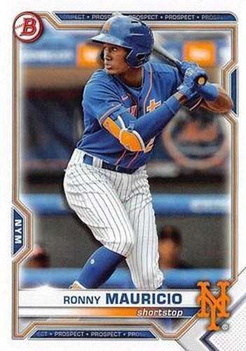 #BD-52 Ronny Mauricio - New York Mets - 2021 Bowman Draft Baseball