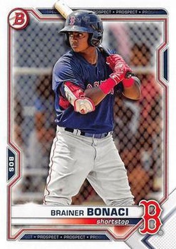 #BD-54 Brainer Bonaci - Boston Red Sox - 2021 Bowman Draft Baseball