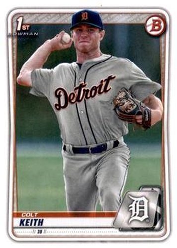 #BD-54 Colt Keith - Detroit Tigers - 2020 Bowman Draft Baseball