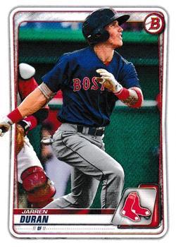 #BD-55 Jarren Duran - Boston Red Sox - 2020 Bowman Draft - Chrome Baseball