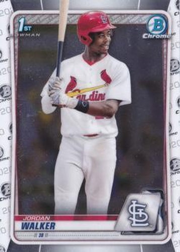 #BD-57 Jordan Walker - St. Louis Cardinals - 2020 Bowman Draft - Chrome Baseball