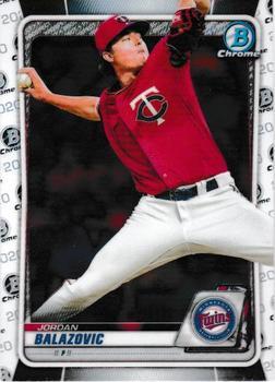 #BD-58 Jordan Balazovic - Minnesota Twins - 2020 Bowman Draft - Chrome Baseball