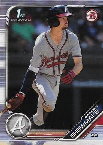 #BD-59 Braden Shewmake - Atlanta Braves - 2019 Bowman Draft Baseball