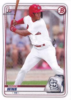 #BD-59 Masyn Winn - St. Louis Cardinals - 2020 Bowman Draft Baseball