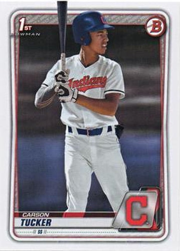 #BD-60 Carson Tucker - Cleveland Indians - 2020 Bowman Draft - Chrome Baseball