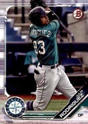 #BD-60 Julio Rodriguez - Seattle Mariners - 2019 Bowman Draft Baseball